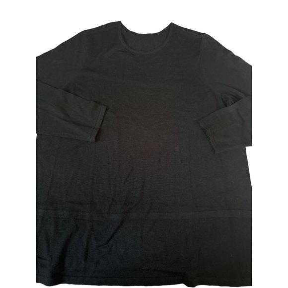Jay, Jill women’s 2X black‎ wool long sleeve top new with tag - Picture 1 of 7